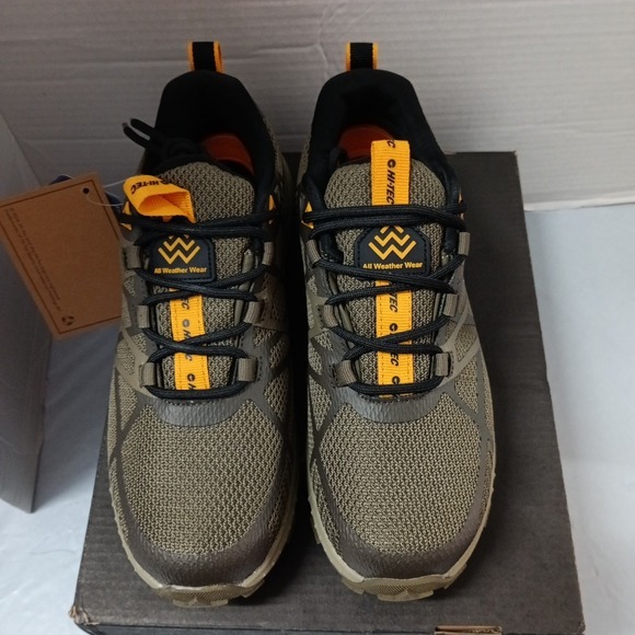 Hi-Tec Aww Mauna Women's Light Weight Comfort Breathable Hiker Dk Green Size 7 - Picture 4 of 10